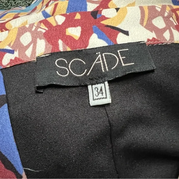 Modest Black Glitter & Vintage Floral Antique Gold Button Fit & Flare Dress Sz S - Picture 16 of 16